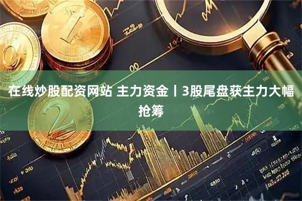 在线炒股配资网站 主力资金丨3股尾盘获主力大幅抢筹